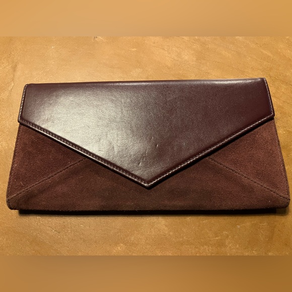 Cuyana Envelope Clutch Suede Leather - Picture 3 of 10